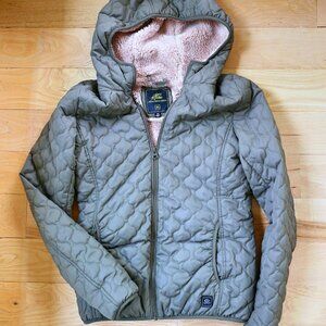 Rip Curl Anti-Series Anoeta Classic Jacket with Hood and Sherpa Lining XS